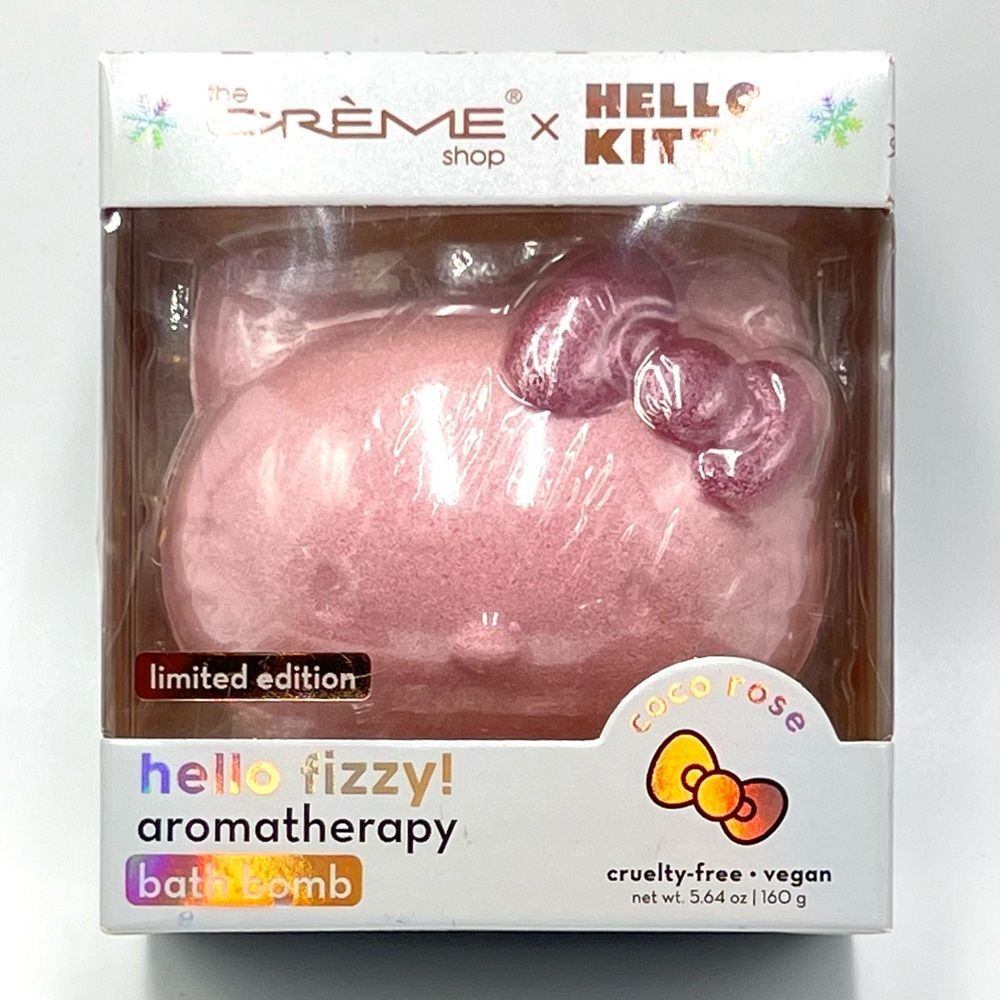 The Crème Shop X Hello Kitty Coco Rose Bath Bomb Limited Edition 5.64 Oz NEW